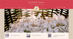 Desktop Screenshot of honore-payan.com