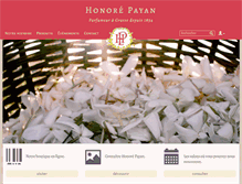 Tablet Screenshot of honore-payan.com